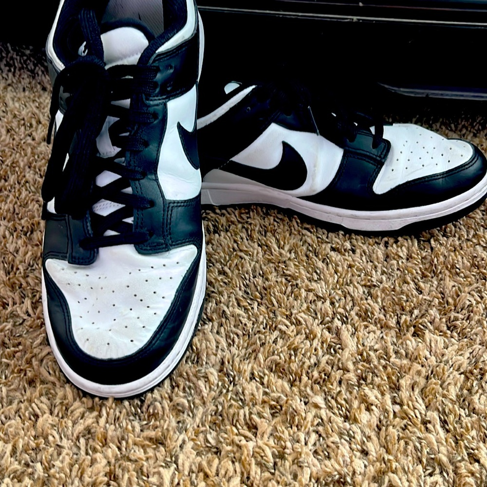 Nike pandas, black and white